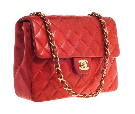 vintage Chanel bag red